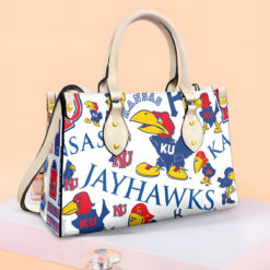 Kansas Jayhawks G 01 Hand Leather Handbag