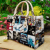 U 2 Band Leather Handbag