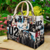 U 2 Band Lover Hand Leather Handbag