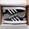 U 2 Band Mate Black Stan Smith Shoes