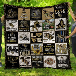 Ucf Knights 3 Quilt