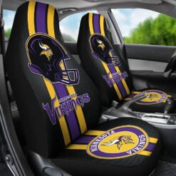 Minnesota Vikings Black Seat Covers