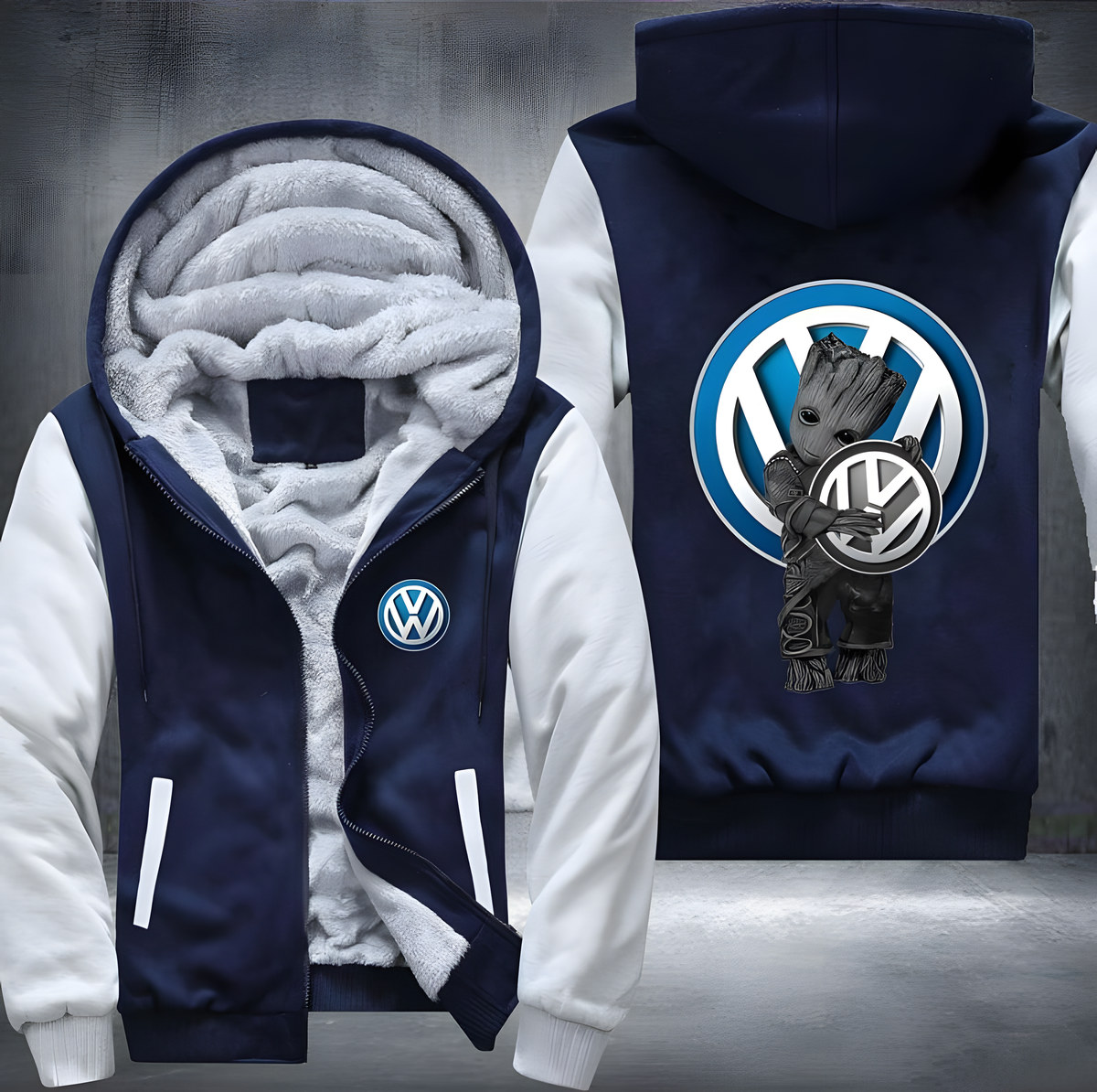 Volkswagen Blue Fleece Jacket