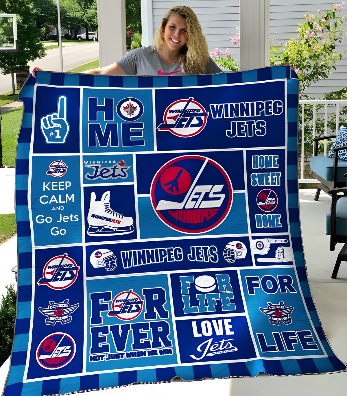 Winnipeg Jets 2 Quilt