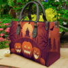 Halloween 2024 Hand Leather Handbag