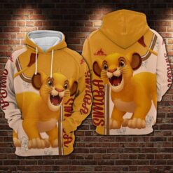 The Lion King Zip Hoodie 3D