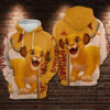 The Lion King Zip Hoodie 3D