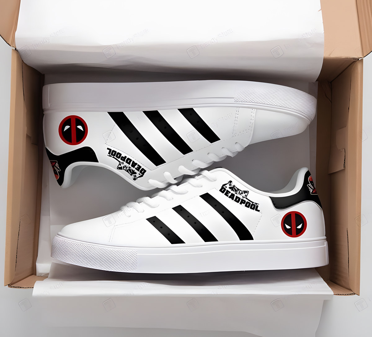 Dead Pool Stan Smith Shoes