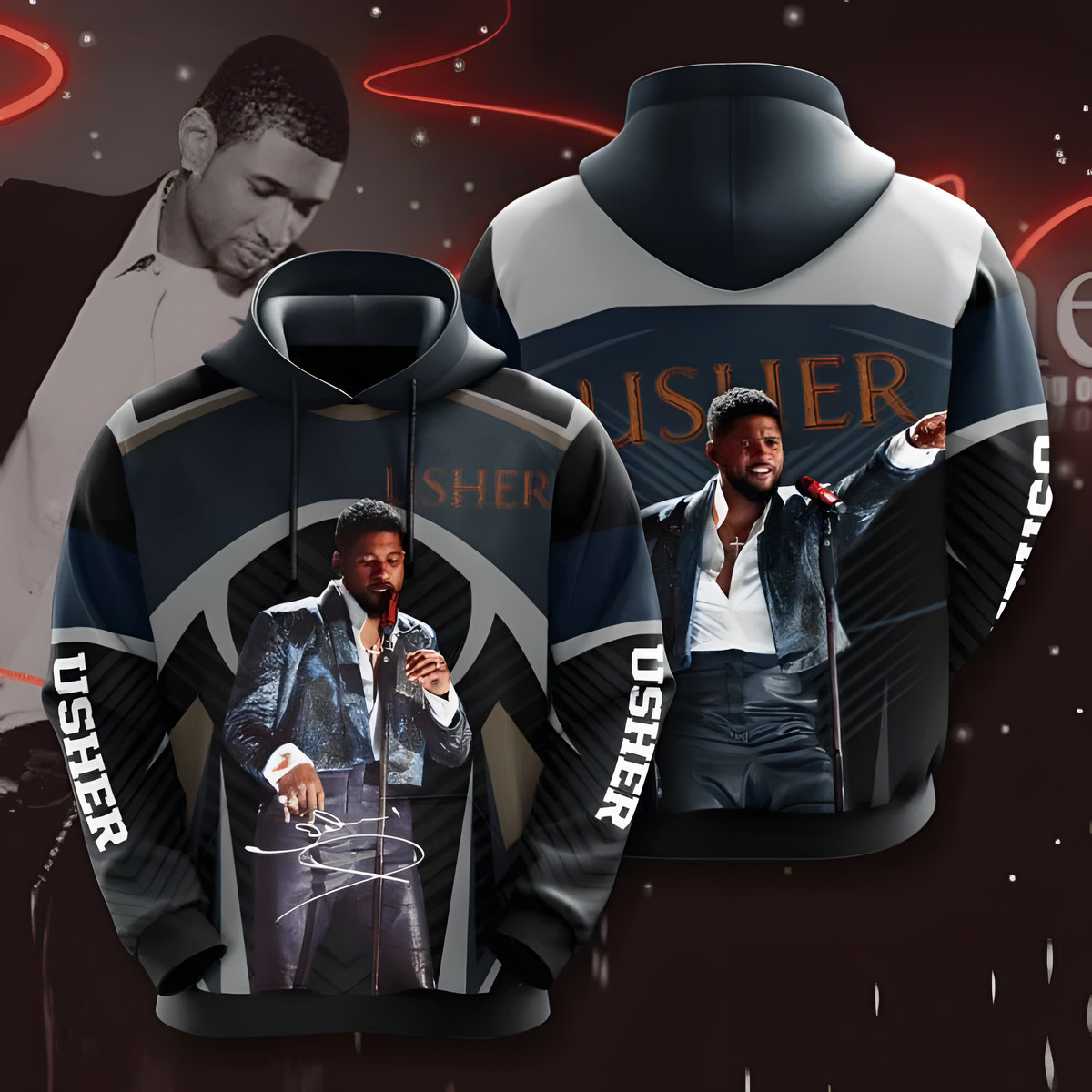 Usher Raymond Iv 3D Hoodie