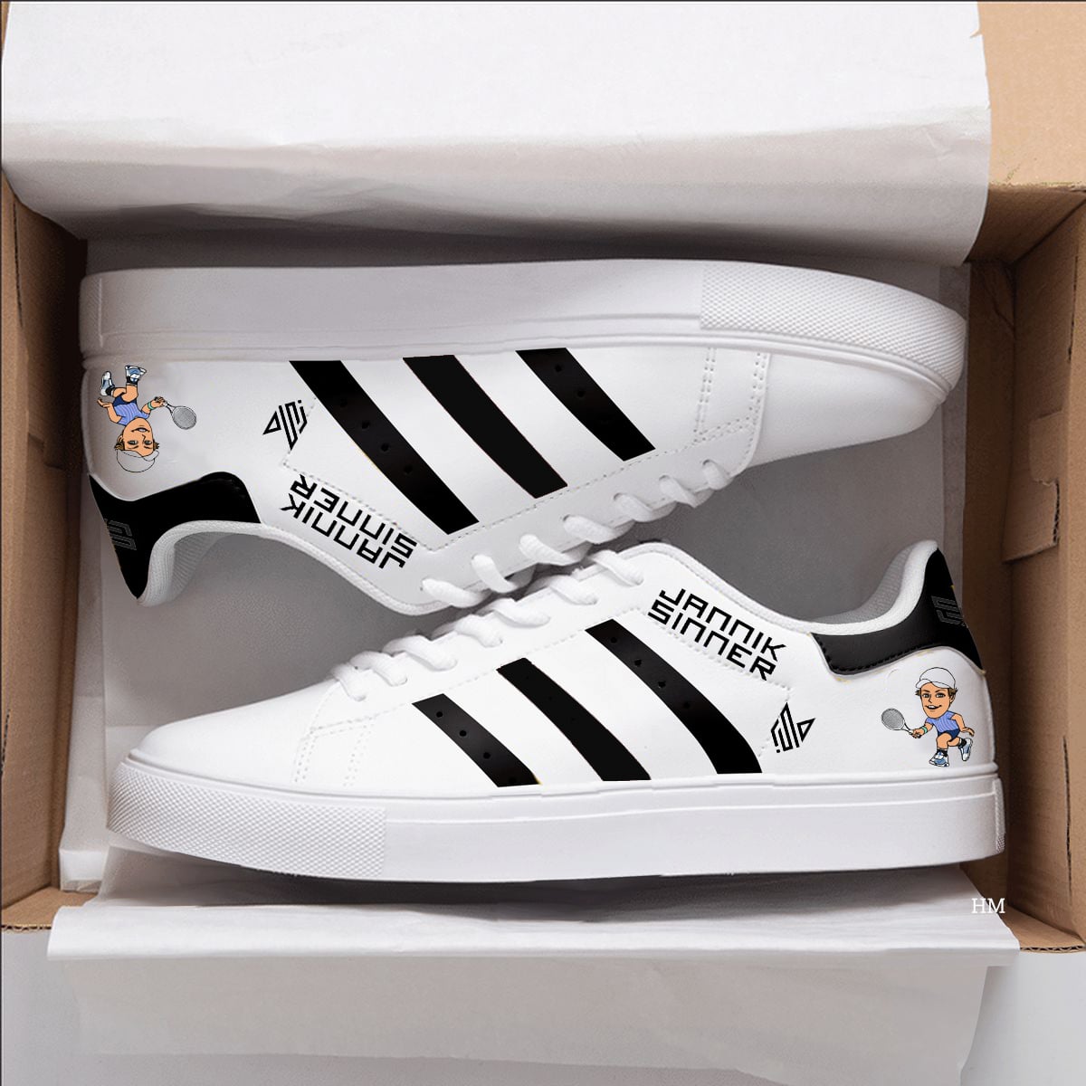 Jannik Sinner Stan Smith Shoes 1 Jannik Sinner Stan Smith Shoes