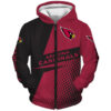 Arizona Cardinals 2 Zip Hoodie 3D