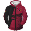 Arizona Cardinals 2 Zip Hoodie 3D