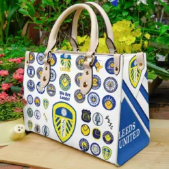 Leeds United 3 Leather Handbag